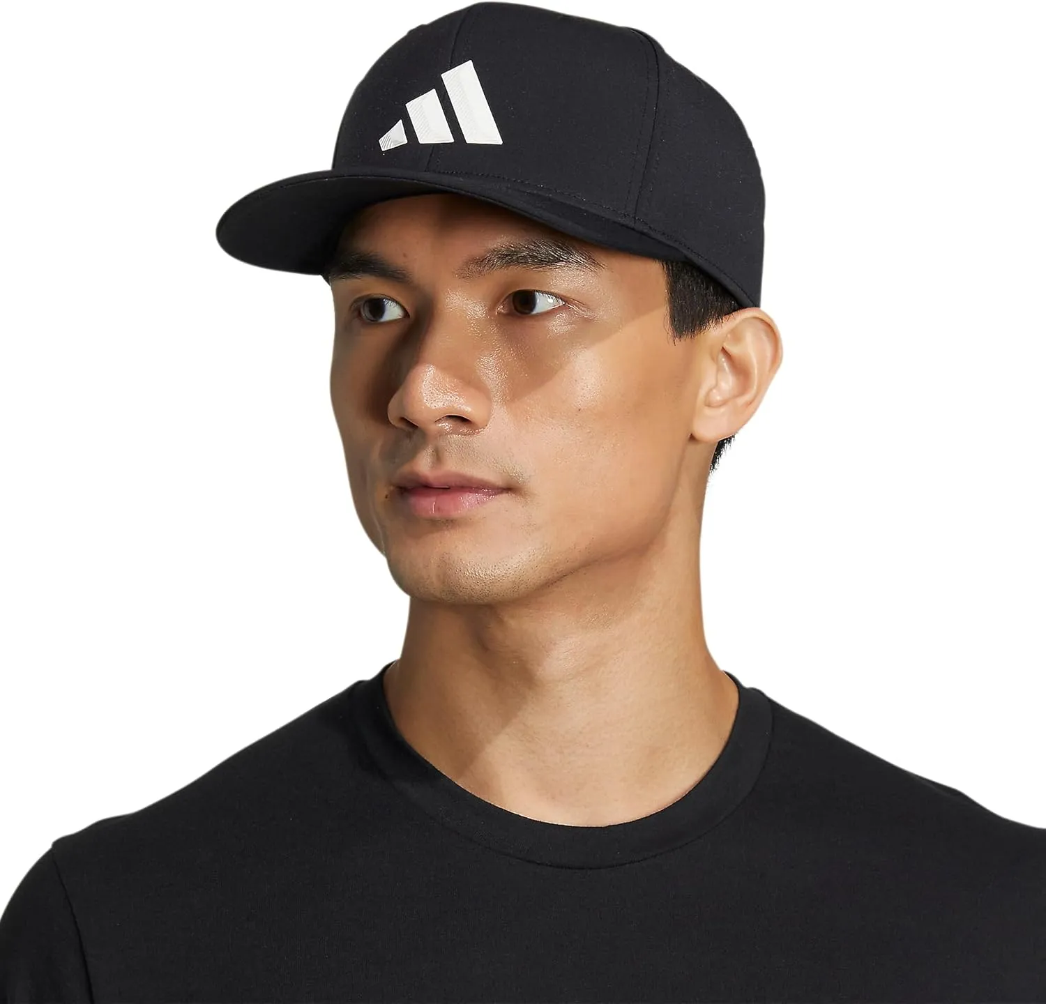 adidas Men's Three Bar Structured Snapback Adjustable Fit Hat 2.0