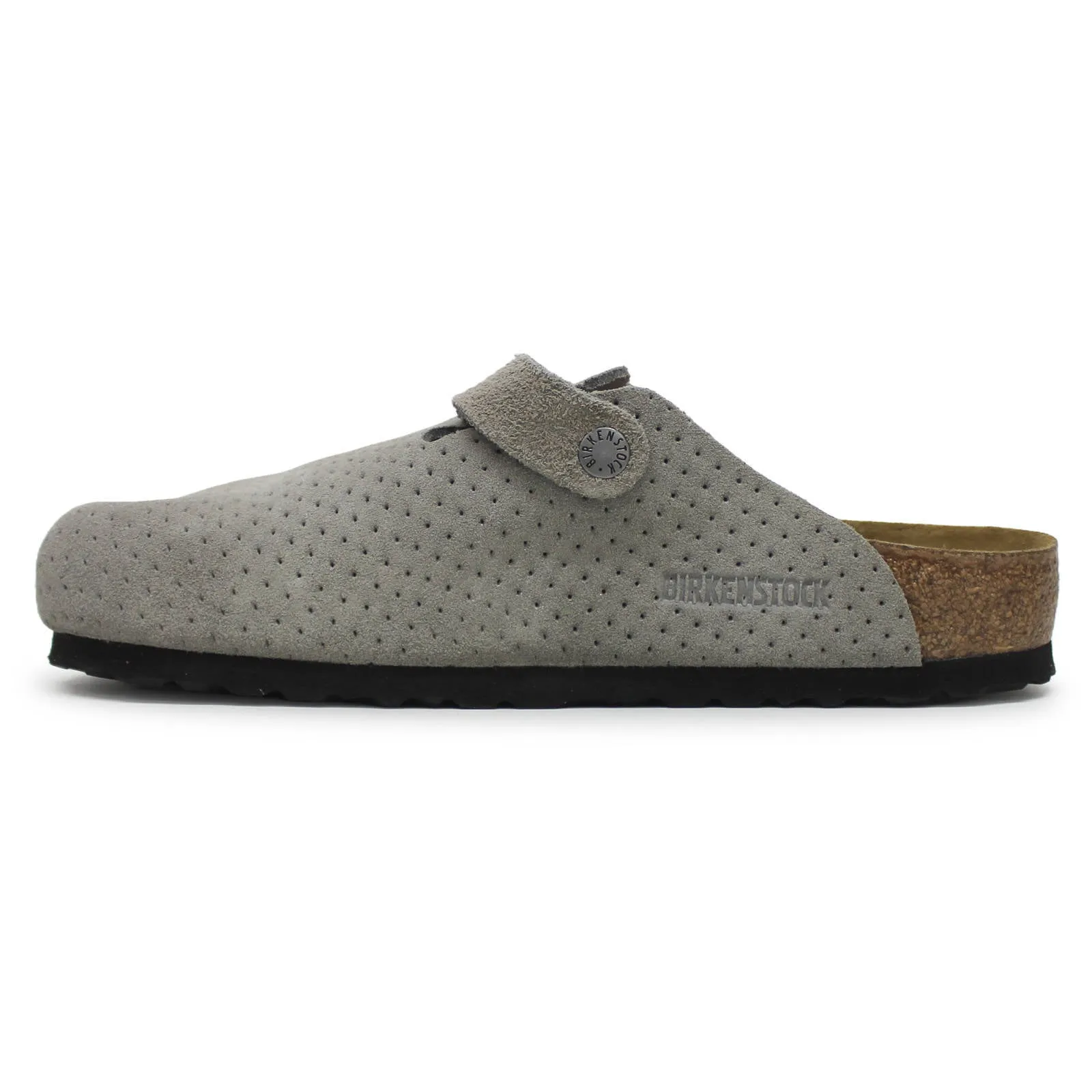 Boston BS Suede Embossed Unisex Slip On Clogs Sandals