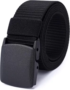 Mile High Life | Nylon Web Belt | Outdoor Military Belt | TSA YKK Safe Buckle Plastic/Metal